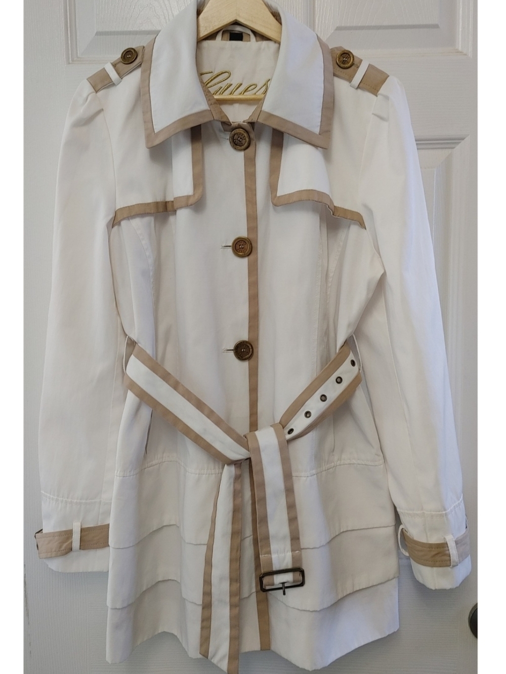 Guess Trench Coat Sz XL